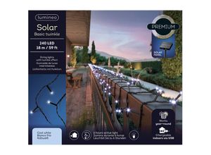 8720194671238 - Dekorative Solarleuchte mit 8 blinkenden Funktionen 1800 cm