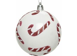 8720194764794 - Weihnachtskugel ø 8 cm winterweiß Weihnachtskugel - Kaemingk