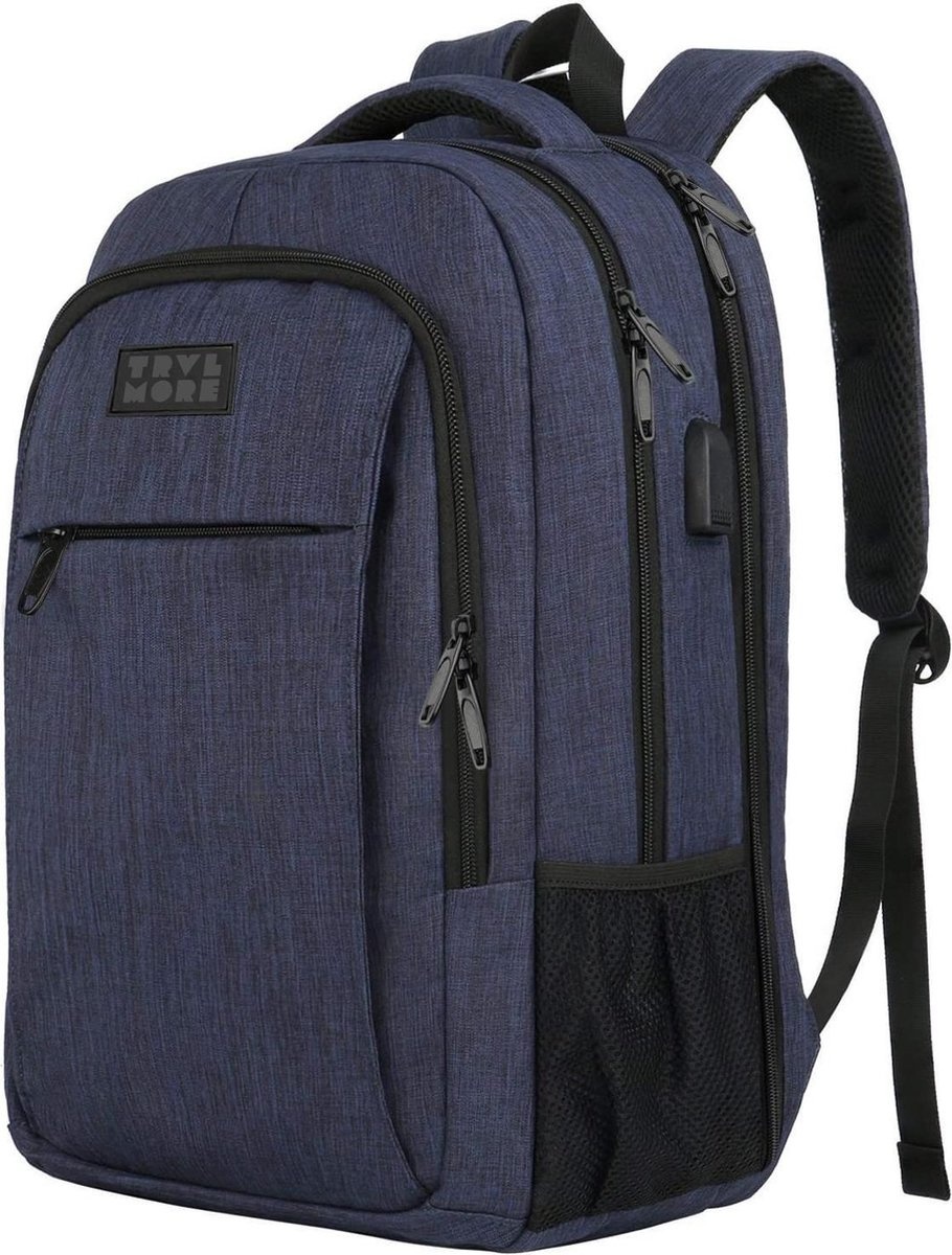 8720195250548 - Rucksack - 36L - 173 inch - unisex - spritzwassergeschützt - 12 Fächer - lebenslange Garantie - Laptop - blau