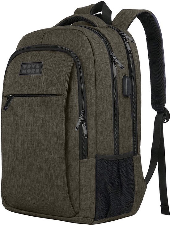 8720195253600 - Rucksack - 28L - 156 Zoll - Laptop-Rucksack - Schultasche - Unisex - Spritzwassergeschützt - Lebenslange Garantie - Grün