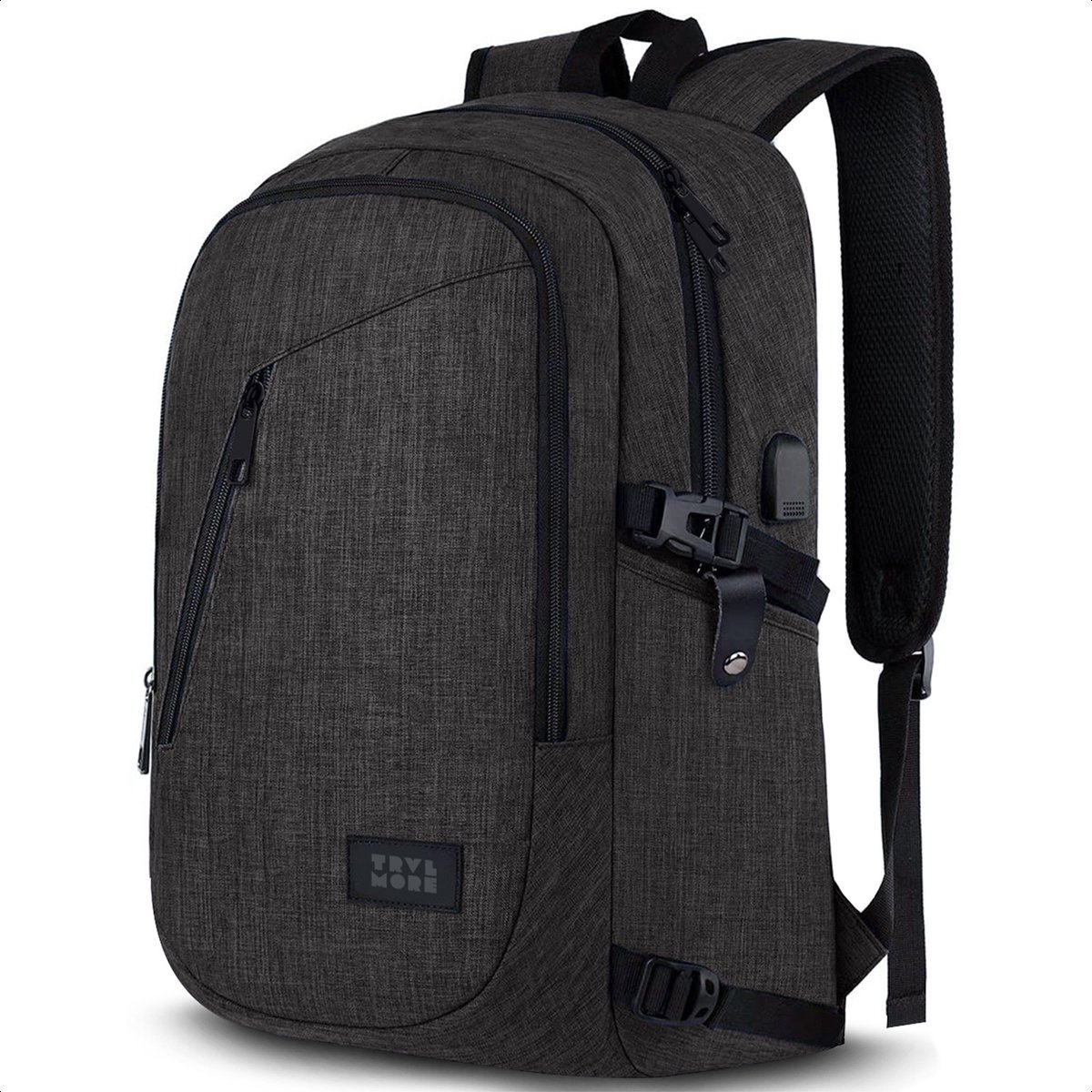 8720195253631 - Rucksack - 25L - 156 Zoll - Laptop-Rucksack - Jungen - Männer - Damen - Wasserabweisend - Lebenslange Garantie - Anthrazit