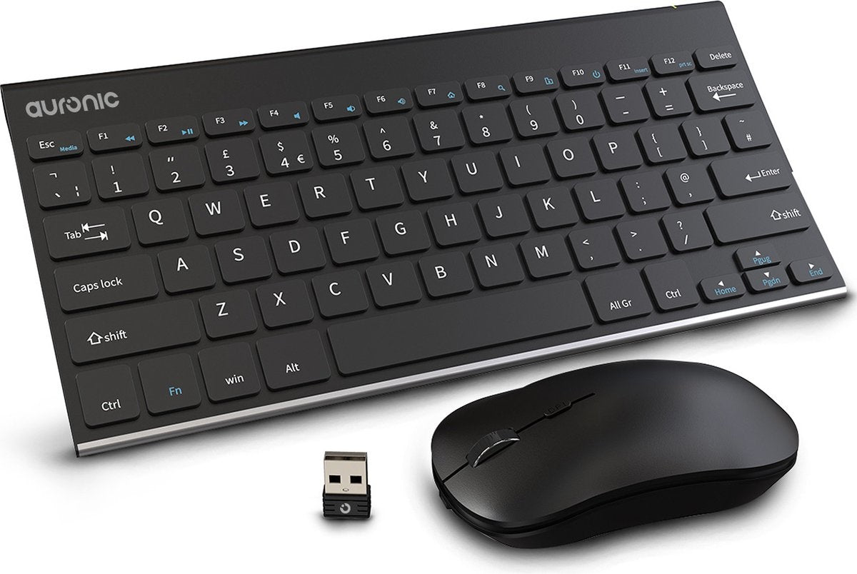 8720195254416 - Wireless Tastatur und Maus - QWERTY - Schwarz