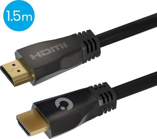 8720195254546 - HDMI Ultra High Speed 21 Kabel - Ethernet - Stecker zu Stecker Kabel - Schwarz - 15 Meter