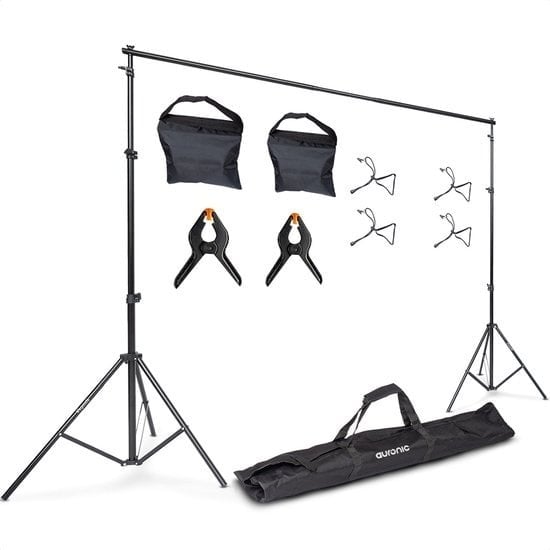 8720195255161 - Backdrop System - Komplettset - ohne Tuch - verstellbar - 300 x 260cm