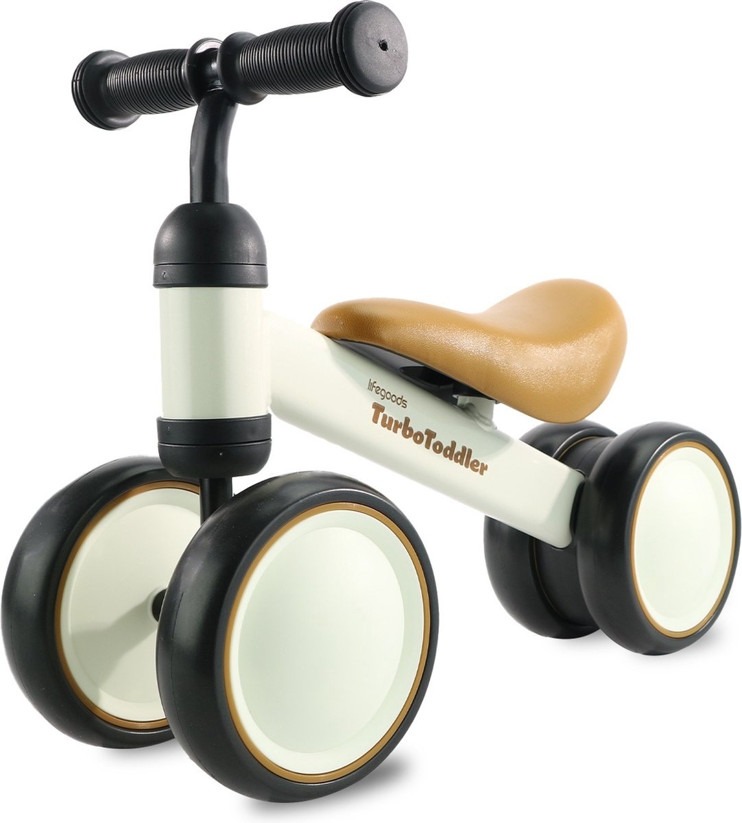 8720195258230 - - TurboToddler Balance Bike - Ab 1 Jahr - Kinder Scooter - Creme