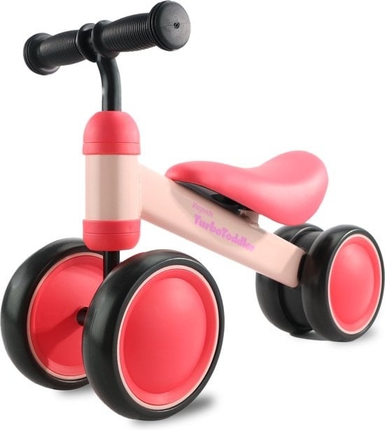 8720195258254 - TurboToddler Balance Bike - Spielzeug ab 1 Jahr - Jungen und Mädchen - Kinder Roller - Pink