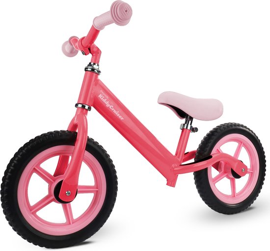 8720195259350 - KiddyCruiser Balance Bike - 2 Jahre - Jungen und Mädchen - Pink