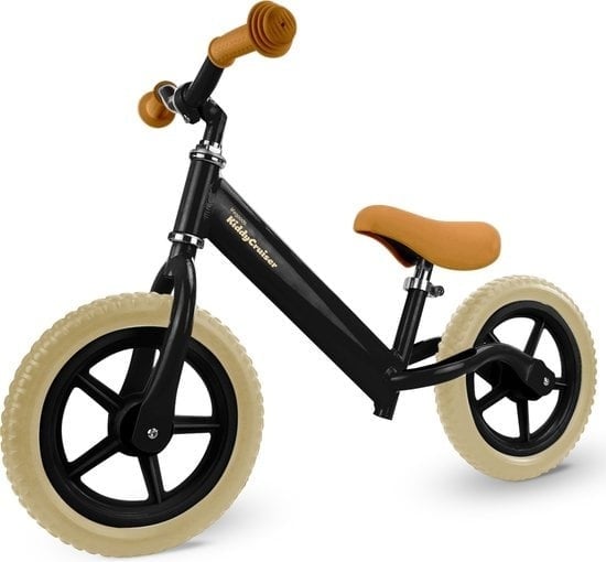 8720195259381 - KiddyCruiser Balance Bike - 2 Jahre - Jungen und Mädchen - Balance Bike - Schwarz