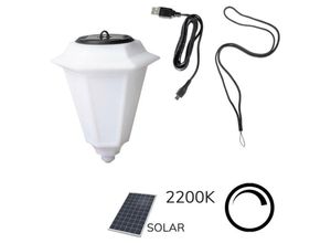 8720195301899 - ETH - Lampe Außenleuchte Outdoor Pendelleuchte usb   Solar Leuchte Hängelampe Castle