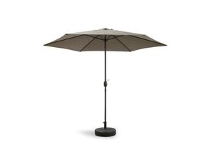 8720195382973 - 909 OUTDOOR XL Sonnenschirm mit Schutzhülle - Taupe