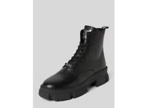 8720236677037 - Boots aus Leder mit Label-Detail Modell TANKER