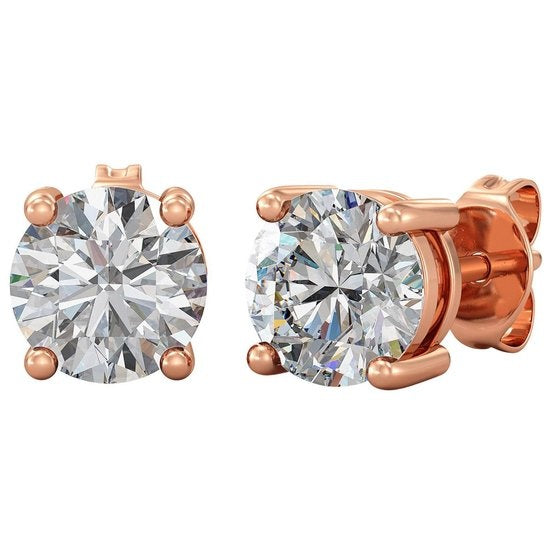 8720246680515 - Damen Ohrringe mit Kalpa Camaka Kristalle - Rose-farbig - 18K Rose Gold Plated - Damen Ohrringe Rose Gold - Schmuck - Exklusive Geschenk-Box - Muttertag Geschenk