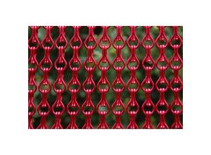 8720254114064 - Alusax 7 Kettenvorhang rot 90 x 210 cm - La Tenda