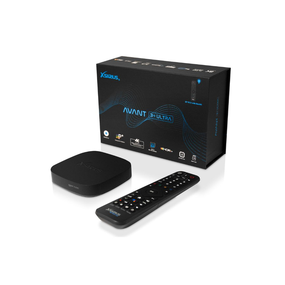 8720254315720 - Avant 3+ Ultra Black -  4K OTT Android Media Streamer