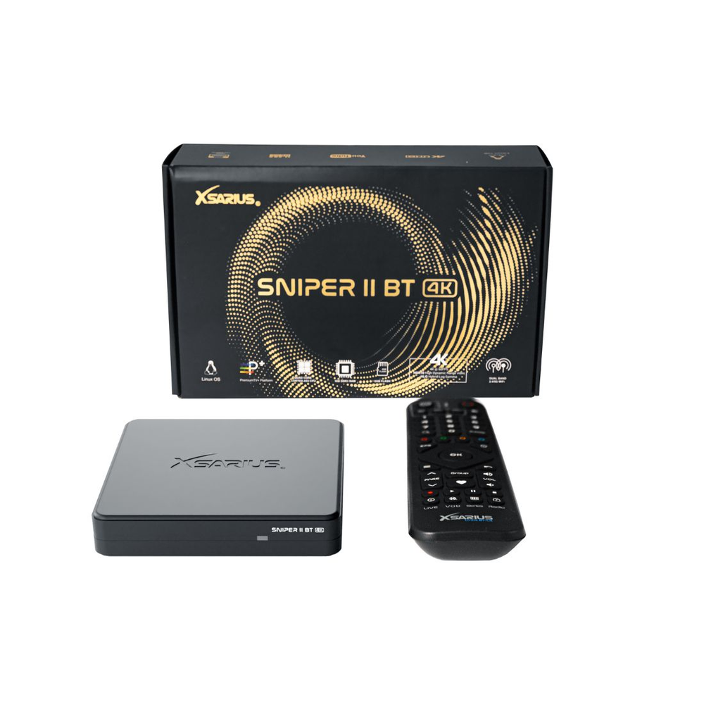 8720254315775 - Sniper 2 Bluetooth 4K - UHD Linux OTT Mediastreamer