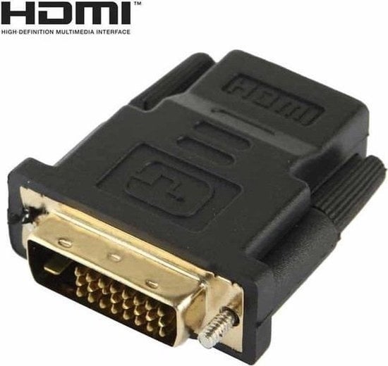 8720254571911 - Garpex® DVI 24+1 auf HDMI Adapter - 1080p Full HD Konverter für Bild und Ton