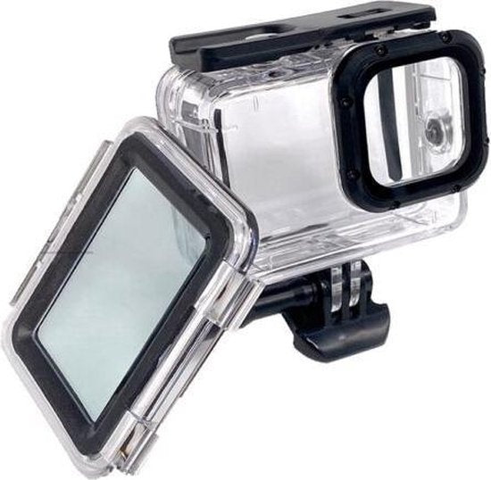 8720254992211 - GarpexÂ® Wasserdichtes GoPro Gehäuse mit Touch Back Cover für GoPro HERO9 - Wasserdicht bis 30 Meter