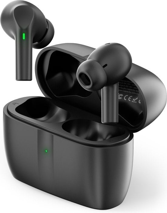 8720256041627 - Unitone Go Wireless Earbuds - Bluetooth Kopfhörer - Earpods - Geeignet für Apple & Android - Schwarz