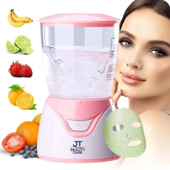 8720256397281 - JT Beauty Care Face Mask Machine - Mask Maker- Face Mask Maker - Face Mask Maker - Face Mask Machine - DIY Natural Fruit Vegetable Mask - Skin Care - Skin Rejuvenation - Anti Aging