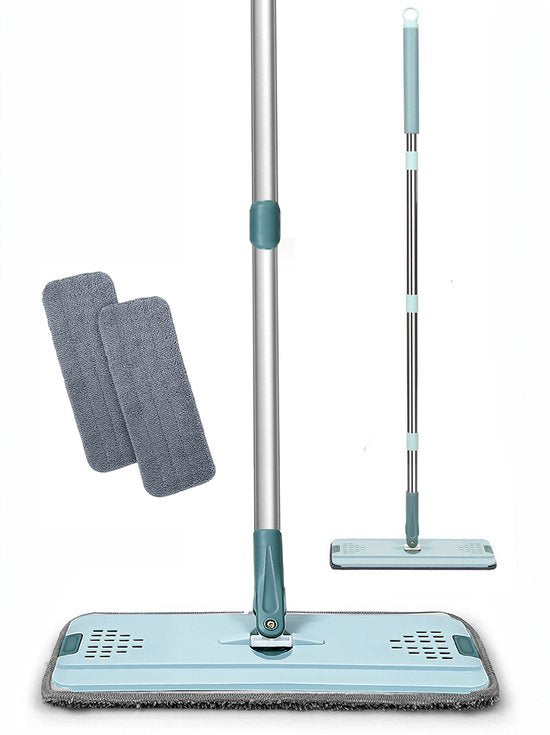 8720256585930 - Bodenwischer XL - 130 cm - Mopp - Mopp-Set - Badezimmer - Wischsystem - Bodenreiniger