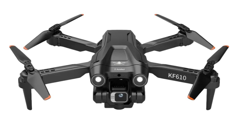 8720256794943 - PuroTech PRO Smart Drone mit 4K Full HD Kamera - 40 Minuten Flugzeit - Hindernisvermeidung - Kein Flugschein erforderlich - Geeignet für Kinder Erwachsene - Quadcopter