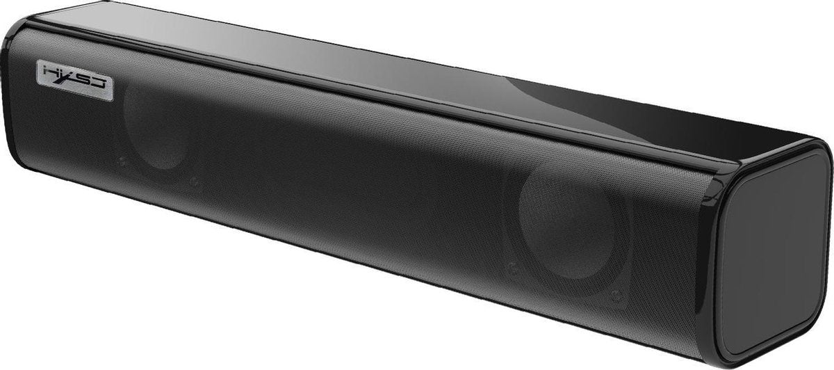 8720256879121 - HXSJ Q2 Soundbar PC-Lautsprecher - USB - für Desktop-Computer   Notebooks   Smart-TVs   Projektorgeräte - Schwarz