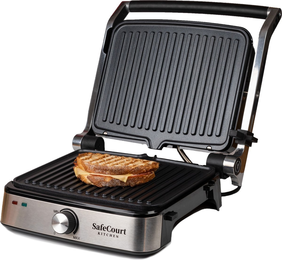 8720256940319 - Safecourt Kitchen Contact grill compact CG200 - Toaster - Grillgerät - Abnehmbare Platten