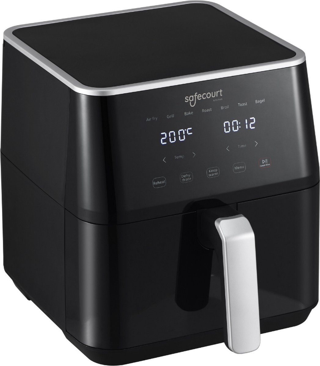 8720256940470 - Airfryer - Heißluftfritteuse - 1700W - 5L Kapazität - 40ºC bis 200ºC - Schwarz