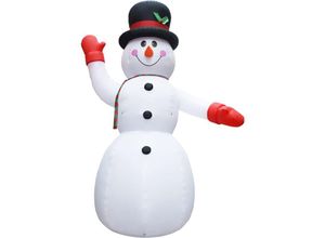 8720286007488 - Bonnevie - Aufblasbarer Schneemann mit led zu Weihnachten IP44 600 cm xxl vidaXL