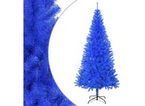 8720286014806 - Vidaxl - Künstlicher Weihnachtsbaum mit Ständer Blau 210 cm pvc