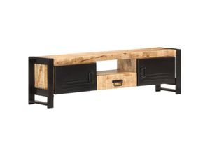 8720286018545 - Vidaxl - TV-Schrank 140x30x40 cm Raues Mangoholz