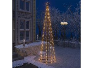 8720286027288 - Bonnevie - Weihnachtsbaum in Kegelform 400 LEDs Warmweiß 100x360 cm vidaXL34284