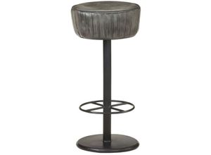 8720286068038 - Vidaxl - Barhocker Grau Echtleder 8720286068038 - Vidaxl - Barhocker Grau Echtleder