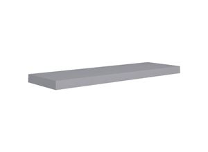 8720286074879 - Bonnevie - Schweberegal Wandregale Grau 80x235x38 cm mdf vidaXL