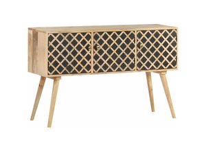 8720286083109 - Vidaxl - Sideboard 118x35x75 cm Massivholz Mango