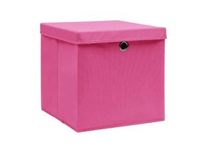 8720286087237 - Vidaxl - 10 Stk AufbewahrungsboxenWerkzeugaufbewahrung mit Deckeln 28x28x28 cm Rosa