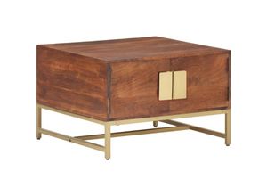 8720286110744 - Bonnevie - Couchtische Kaffeetisch Honigbraun 67x67x45 cm Akazie Massivholz vidaXL