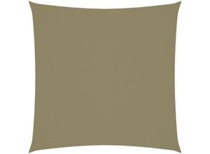 8720286119440 - Bonnevie - SonnensegelSonnenschutzsegel Oxford-Gewebe Quadratisch 7x7 m Beige vidaXL