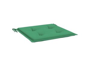 8720286147269 - Bonnevie - Gartenstuhl-Kissen 6 Stk Gartensitzkissen Grün 40x40x3 cm Oxford-Gewebe vidaXL