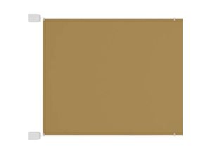 8720286158876 - Bonnevie - SenkrechtmarkiseBalkon Sichtschutz Beige 300x360 cm Oxford-Gewebe vidaXL