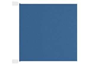 8720286160565 - Bonnevie - SenkrechtmarkiseBalkon Sichtschutz Blau 140x420 cm Oxford-Gewebe vidaXL