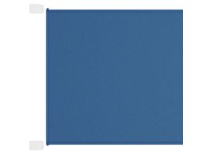 8720286160756 - Senkrechtmarkise，Balkon Sichtschutz Blau 250x270 cm Oxford-Gewebe vidaXL