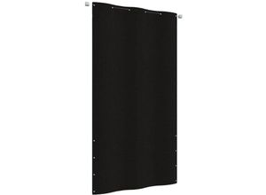 8720286161517 - Balkon-Sichtschutz，Balkonverkleidung Schwarz 120x240 cm Oxford-Gewebe vidaXL