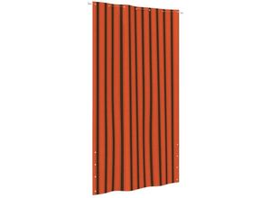 8720286161678 - Bonnevie - Balkon-SichtschutzBalkonverkleidung Orange und Braun 140x240 cm Oxford-Gewebe vidaXL