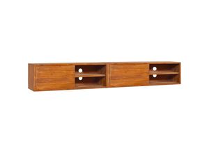 8720286173480 - Bonnevie - Wand-TV-Schrank TV-Möbel 180x30x30 cm Teak Massivholz vidaXL