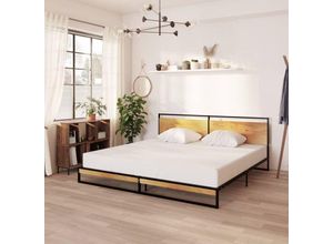 8720286196083 - Bonnevie - Bett Metall 200x200 cm vidaXL354058