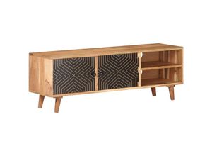 8720286201282 - Bonnevie - TV-SchrankTV-Möbel 115x30x39 cm Massivholz Akazie vidaXL