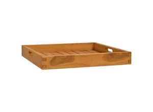 8720286208595 - Vidaxl - Serviertablett 50x50 cm Massivholz Teak 685237