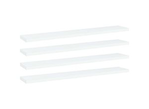 8720286244555 - Bonnevie - Bücherregal-Bretter 4 Stk Weiß 60x10x15 cm Holzwerkstoff vidaXL76571