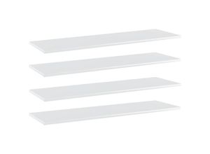 8720286246573 - Bonnevie - Bücherregal-Bretter 4 Stk Hochglanz-Weiß 100x30x15 cm vidaXL74700 8720286246573 - Bonnevie - Bücherregal-Bretter 4 Stk Hochglanz-Weiß 100x30x15 cm vidaXL74700